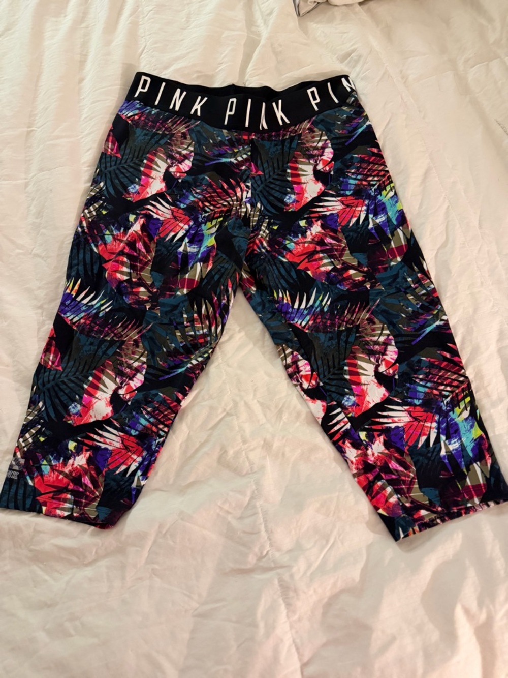 PINK Leggings size L y2k preppy topical